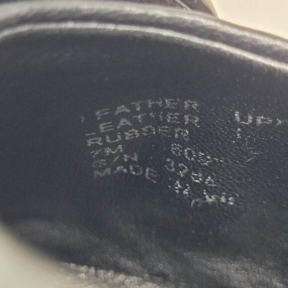 Tory Burch Flats Womens 7M Black Leather Minnie Ballet Comfort Double T Sip On - Picture 13 of 13